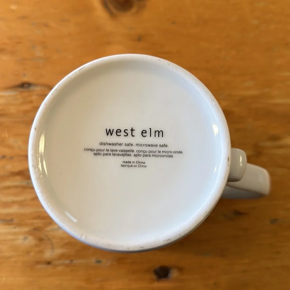 ☀️ 3 for 15 ☀️ NWOT West Elm ‘C’ coffee/tea mug